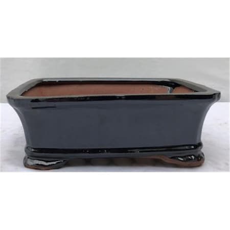 Paisaje Ceramic Bonsai Pot, Black - Rectangle PA2529851